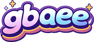 gbaee ব্র্যান্ডের সোনালি লোগো